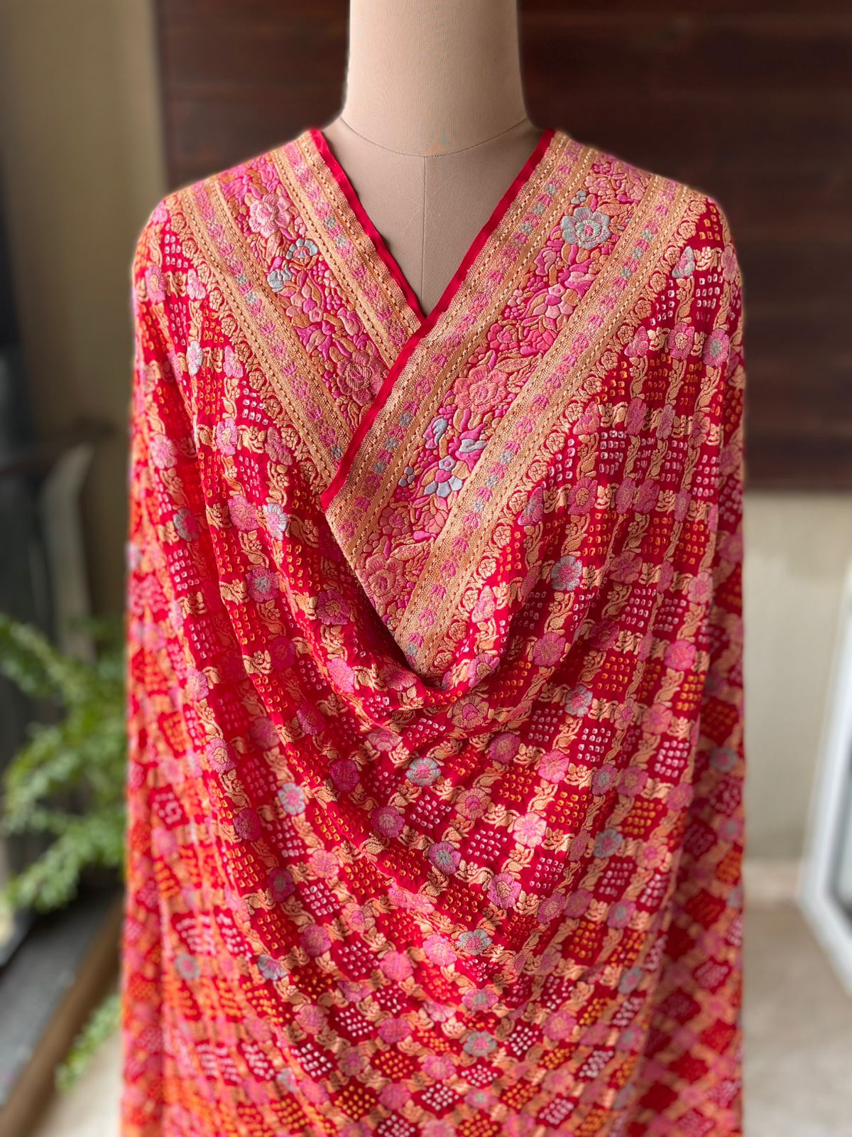 Ananya - Unique Meenakari Motif Dupatta