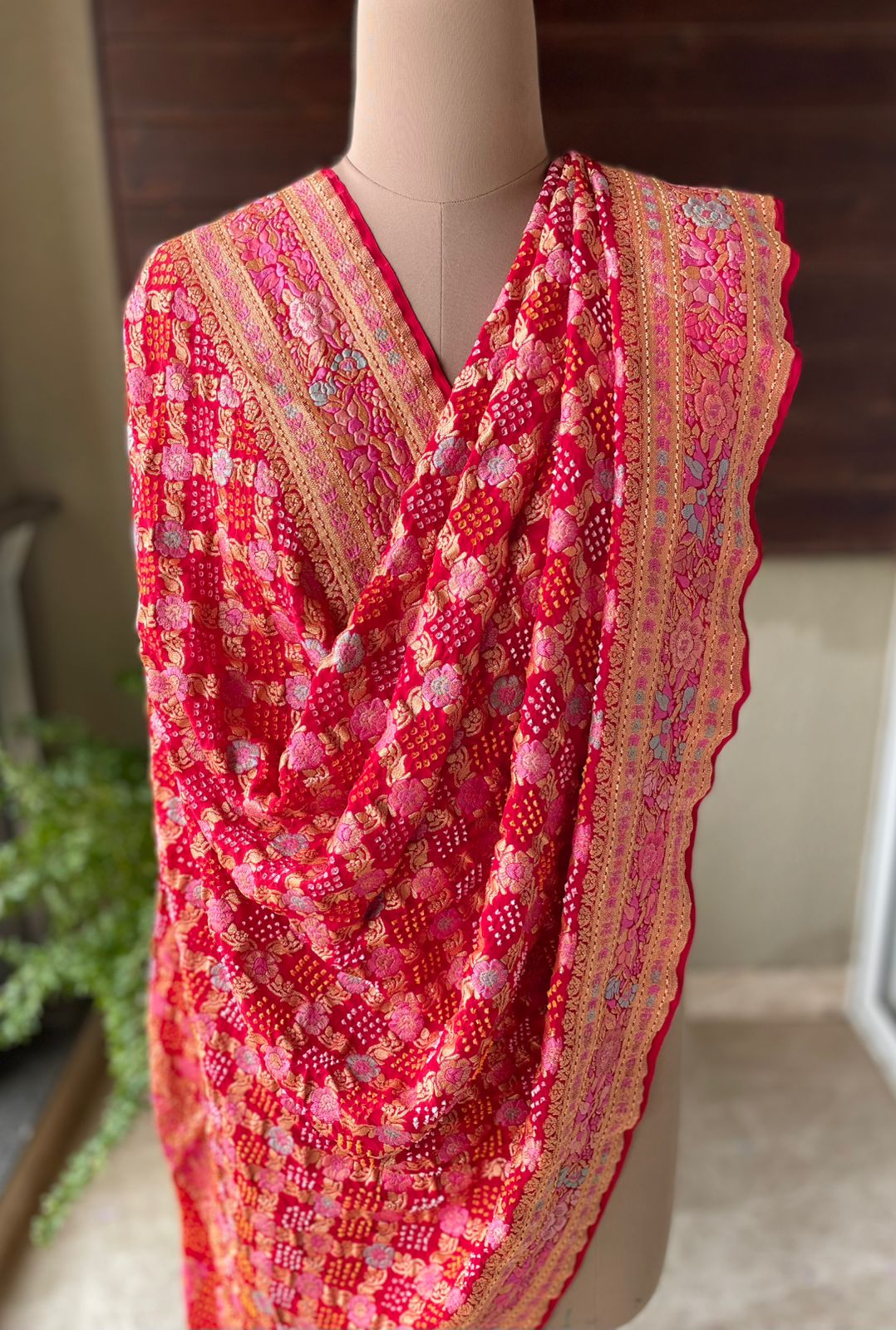 Ananya - Unique Meenakari Motif Dupatta