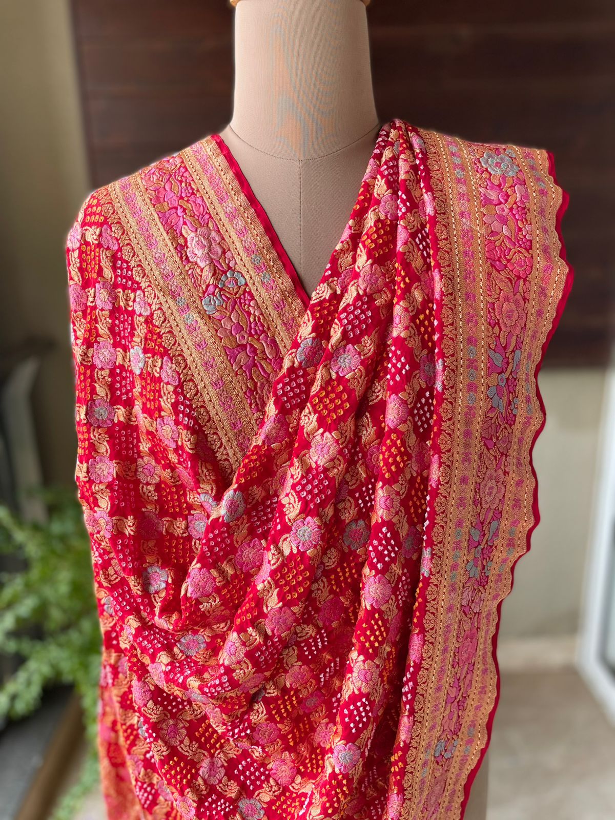 Ananya - Unique Meenakari Motif Dupatta