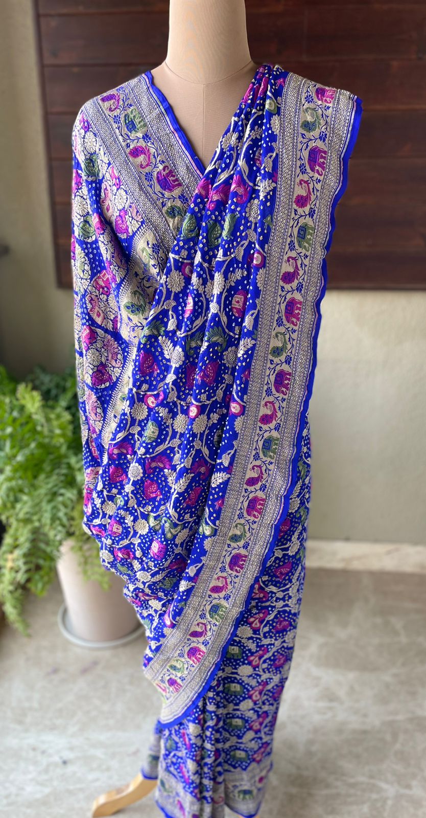 Sandhya - Twilight Meenakari Motif Saree