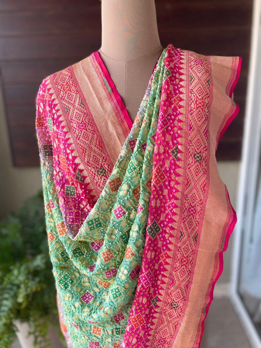 Kavya - A Symphonic Poetry Meenakari Dupatta
