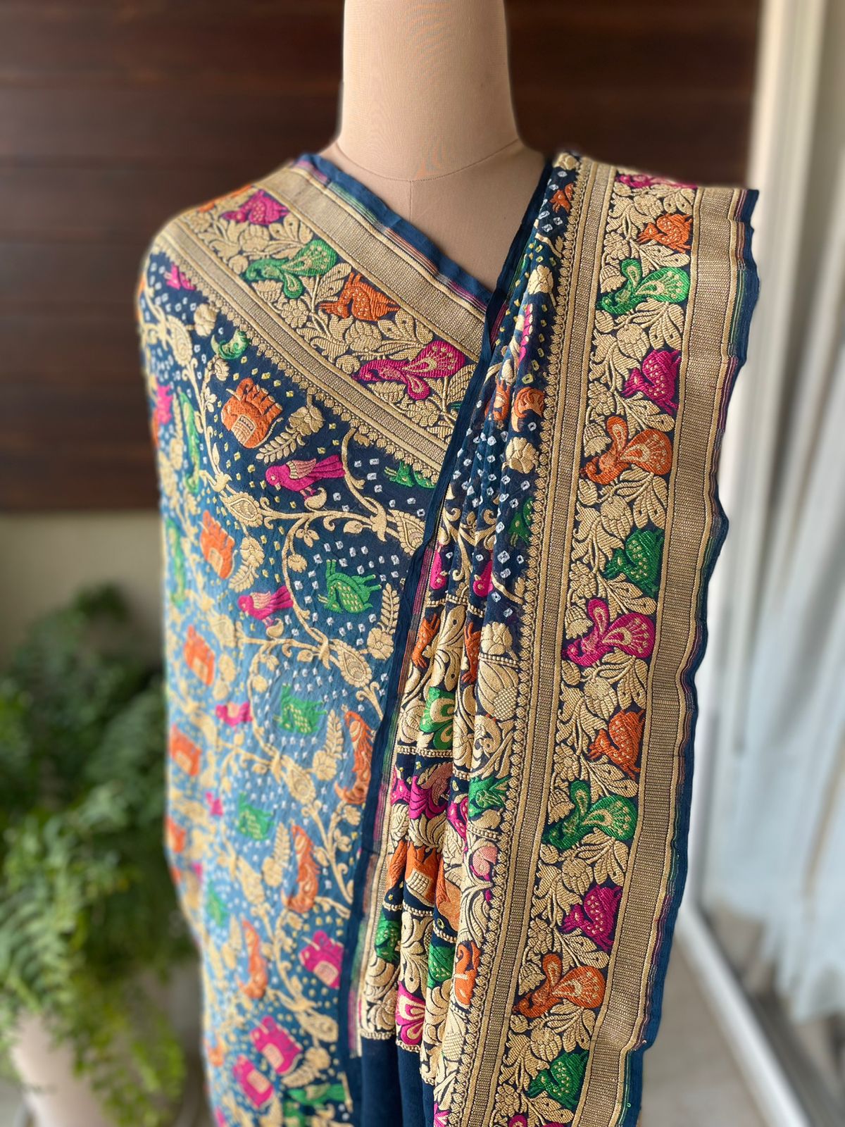 Rithvi - The Beauty Of Colours Meenakari Motif Dupatta