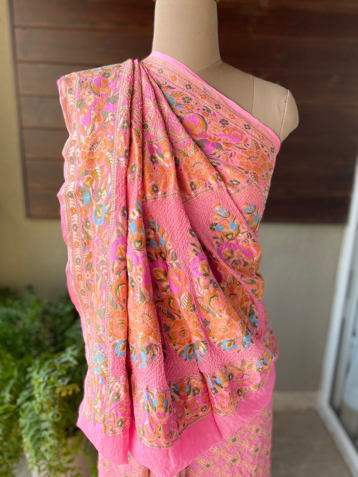 Dhwani - Sounds of Symphony Meenakari Motif Saree
