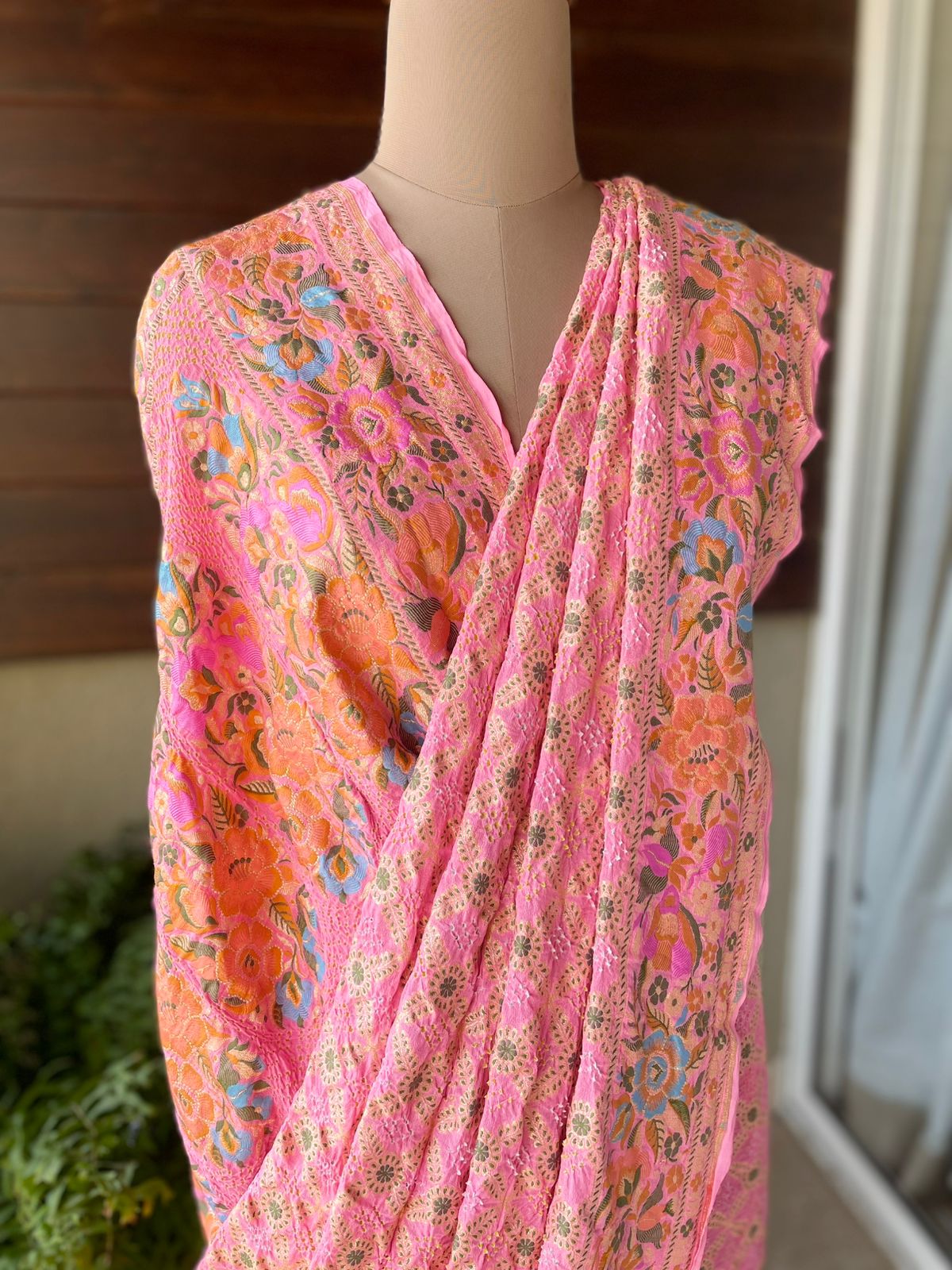 Dhwani - Sounds of Symphony Meenakari Motif Saree