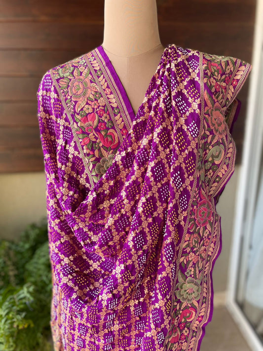 Chetna - Consciousness Meenakari Motif Dupatta