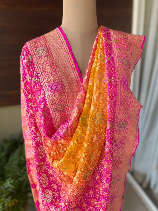 Khwabeeda - A Dreamy Affair Meenakari Dupatta