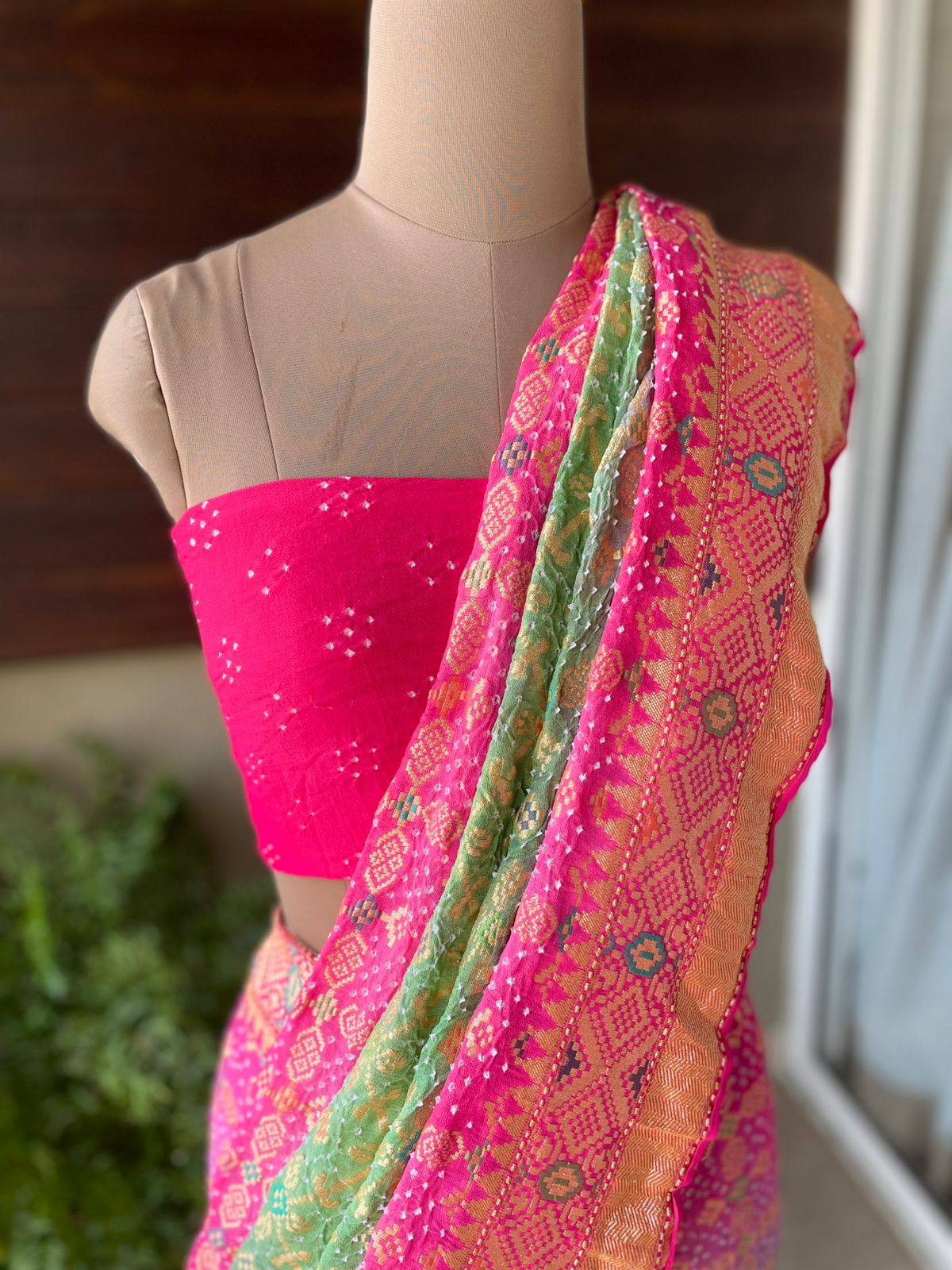 Nirjara - A Warrior Meenakari Saree