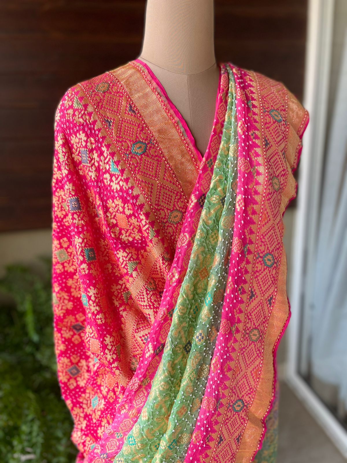 Nirjara - A Warrior Meenakari Saree