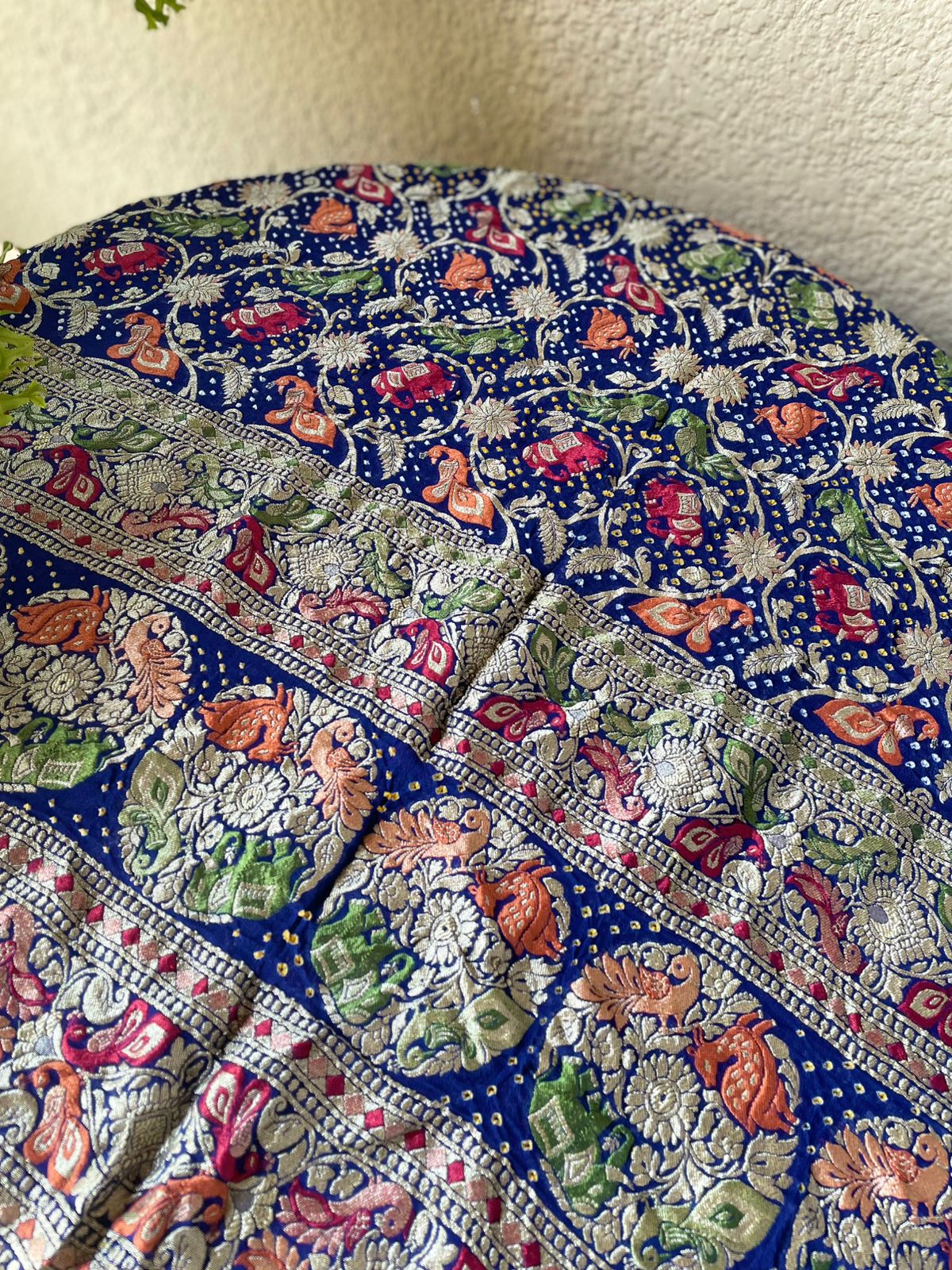 Rajwada - Blue Meenakari Tilfi Dupatta