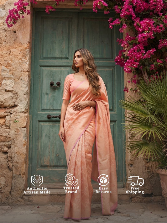 Deeva - Divine Being Banarasi Organza Silk Saree