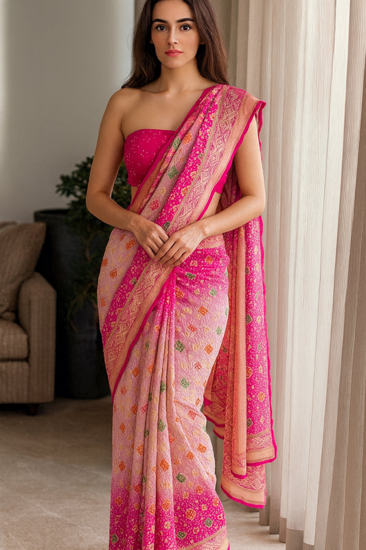 Aashita - One Who Is Full Of Hope Meenakari Saree