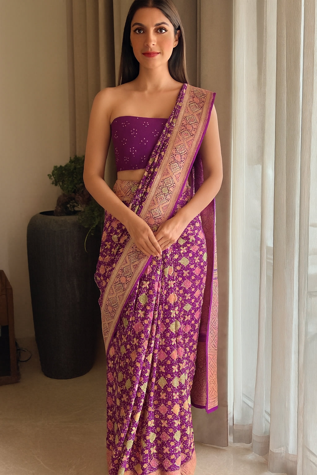 Ruhi - One with a Beautiful Soul Meenakari Saree