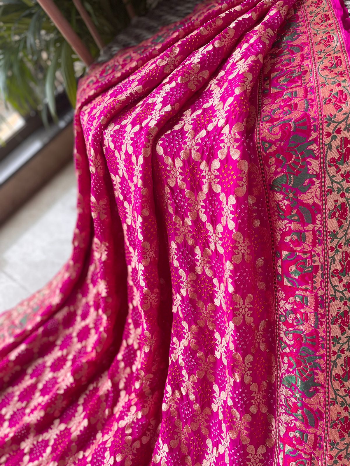 Miraya - Devotee of Krishna Meenakari Motif Saree