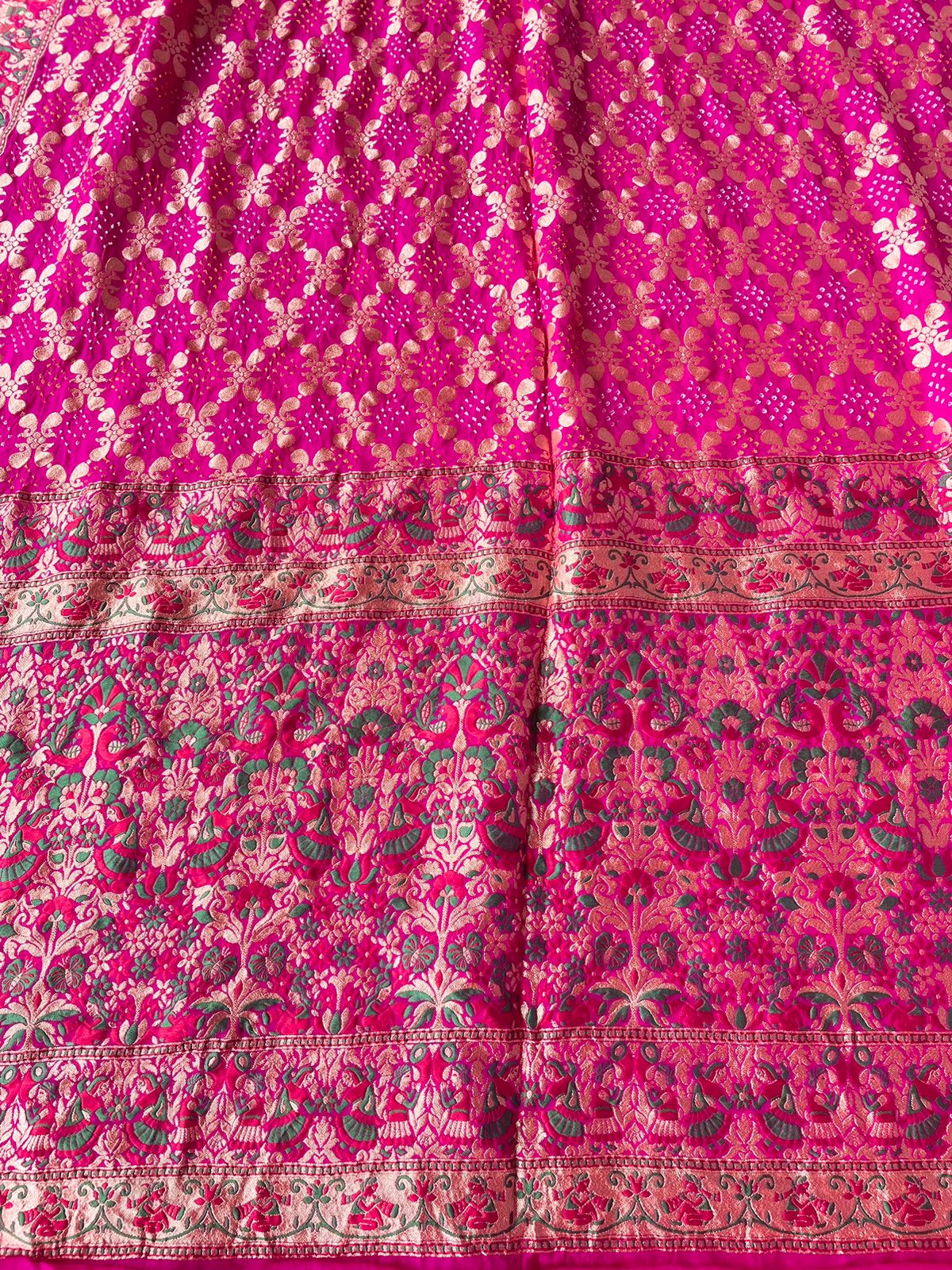 Miraya - Devotee of Krishna Meenakari Motif Saree