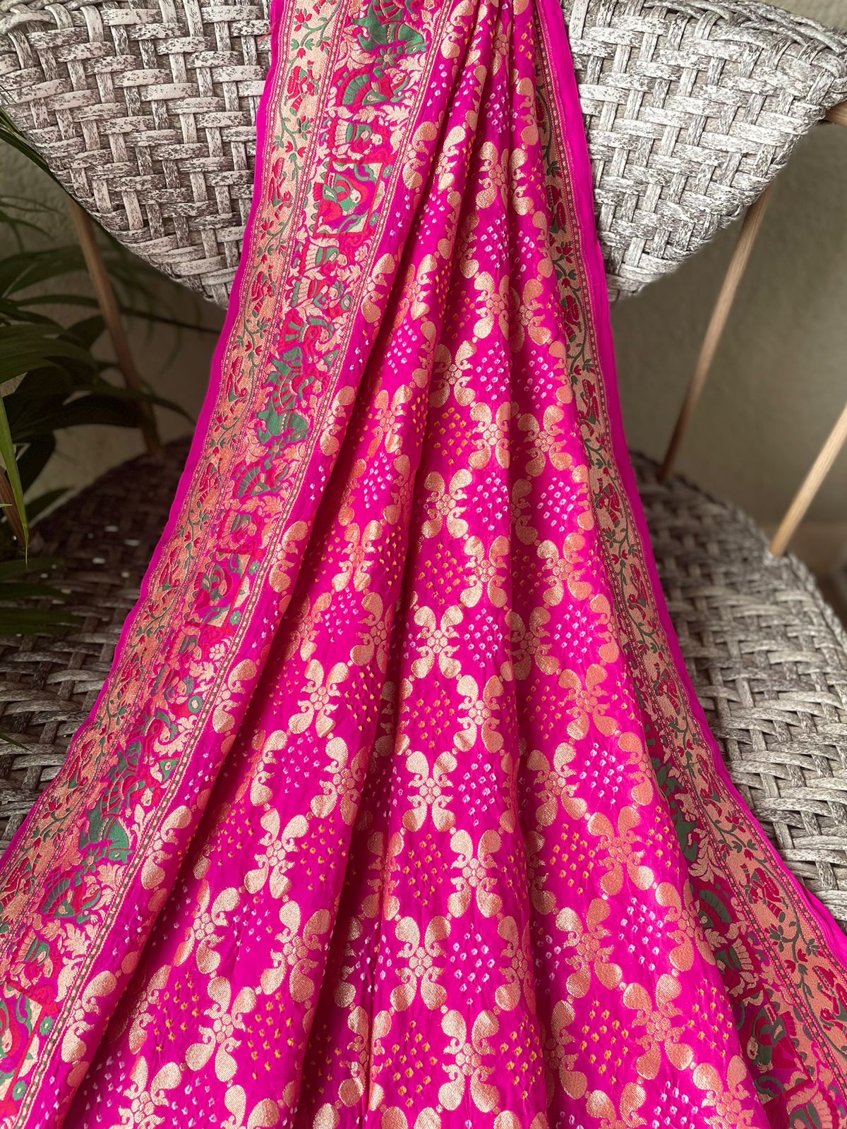 Miraya - Devotee of Krishna Meenakari Motif Saree