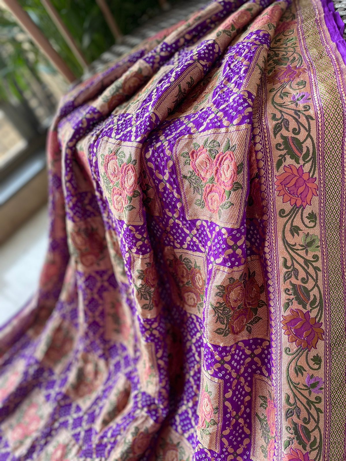 Yashika - Glory Meenakari Motif Saree