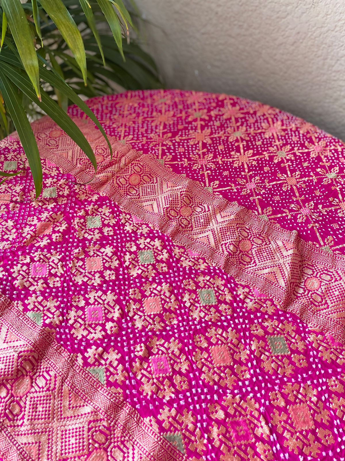 Keya - Monsoon Flower Meenakari Dupatta