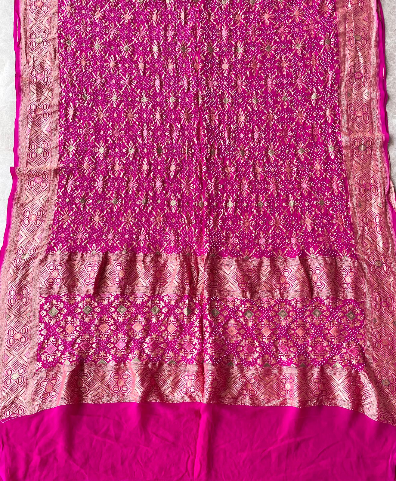 Keya - Monsoon Flower Meenakari Dupatta