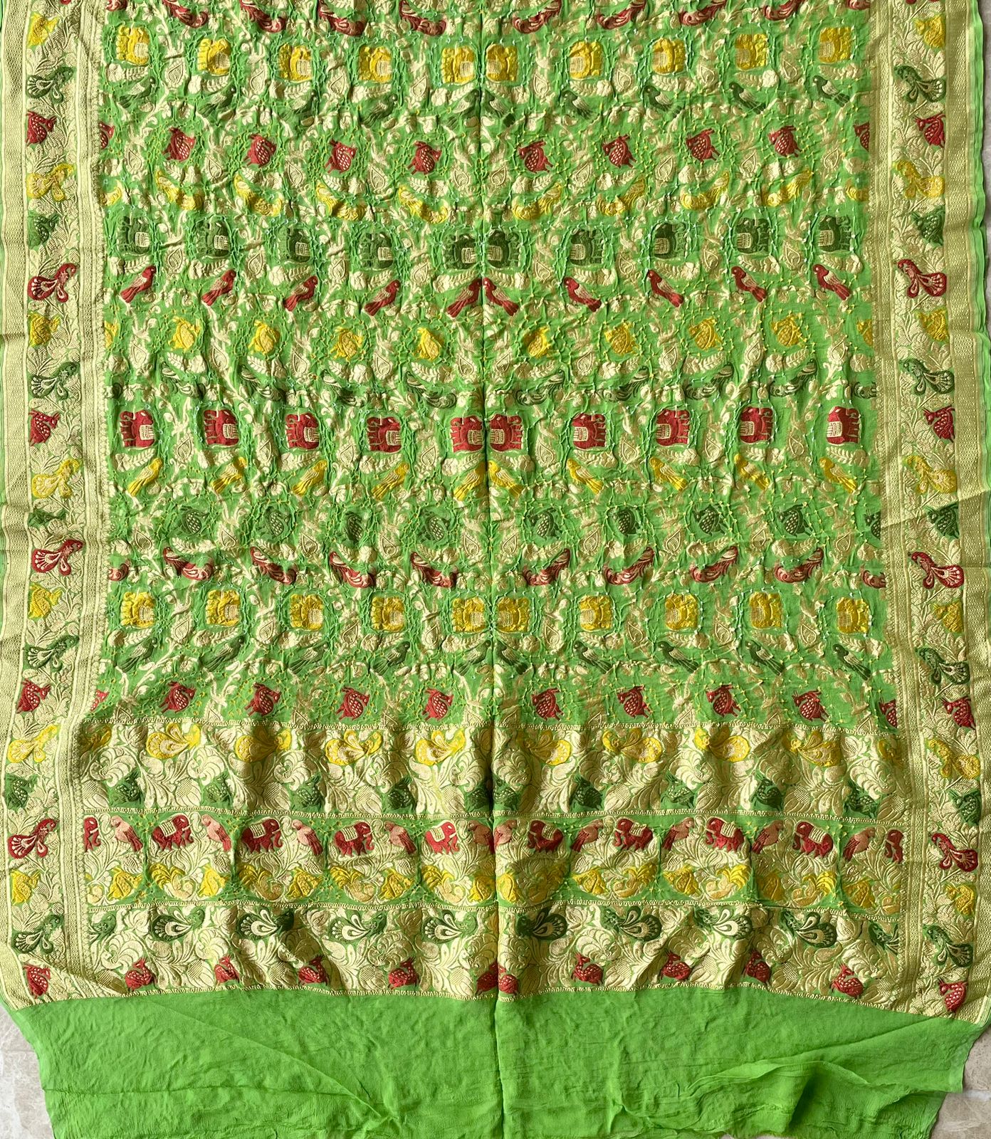 Akriti - Figure or Form Meenakari Motif Dupatta