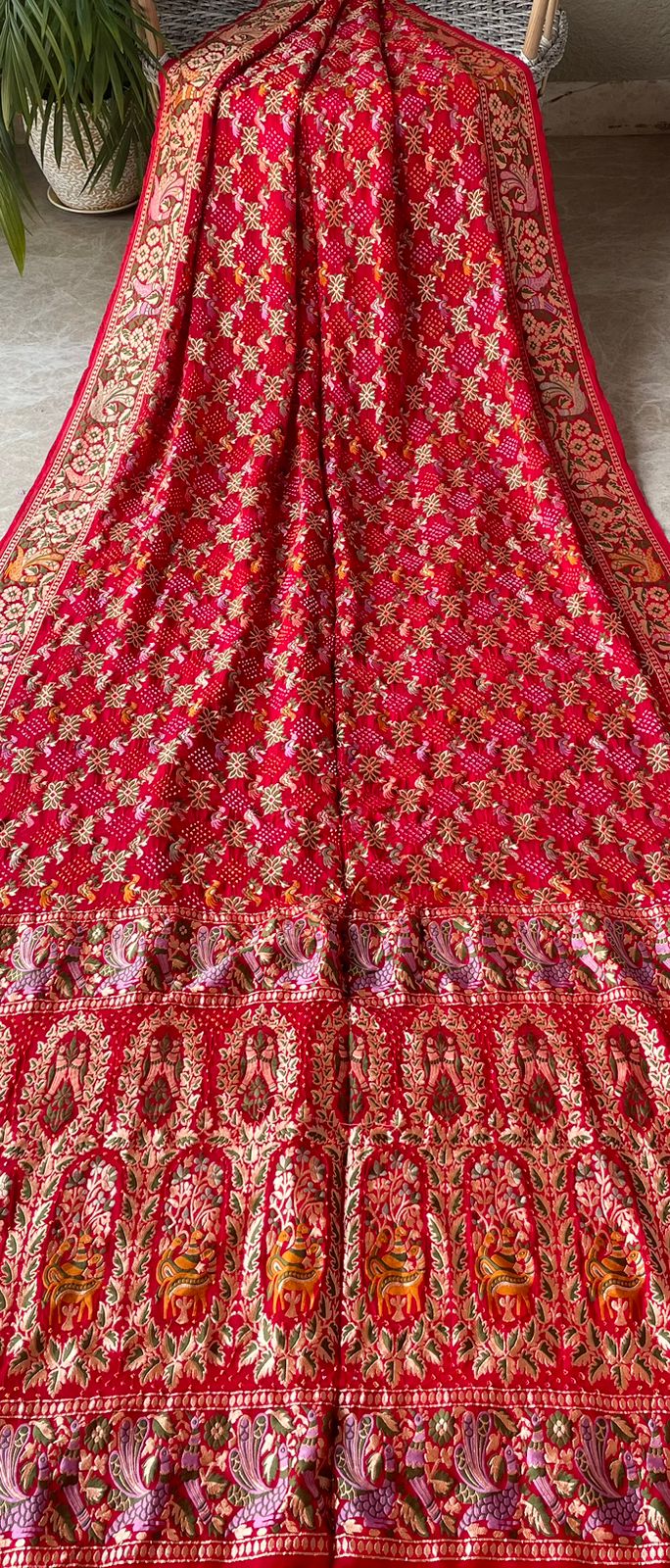 Prisha - Gift from God Meenakari Motif Saree