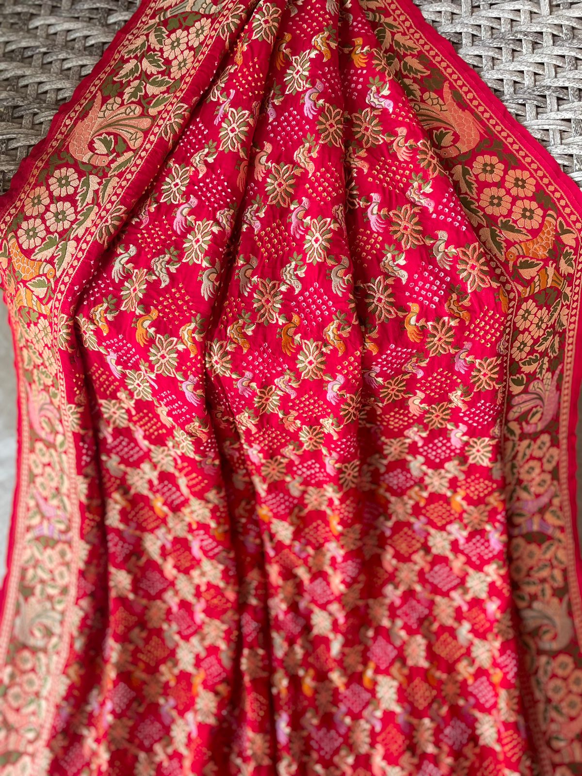 Prisha - Gift from God Meenakari Motif Saree