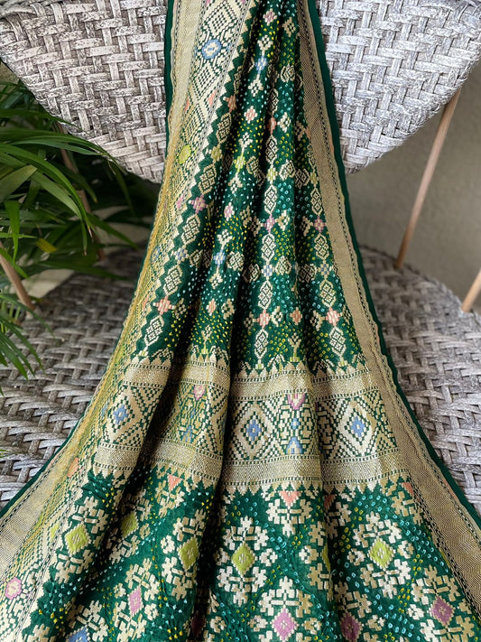 Sukriti - Auspiciousness Meenakari Dupatta