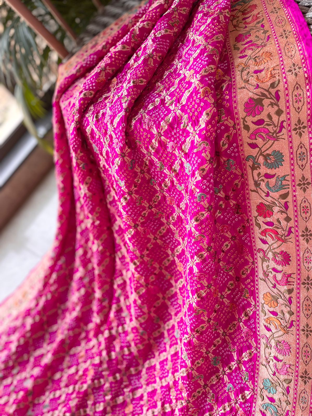 Yukti - Solution Meenakari Motif Saree