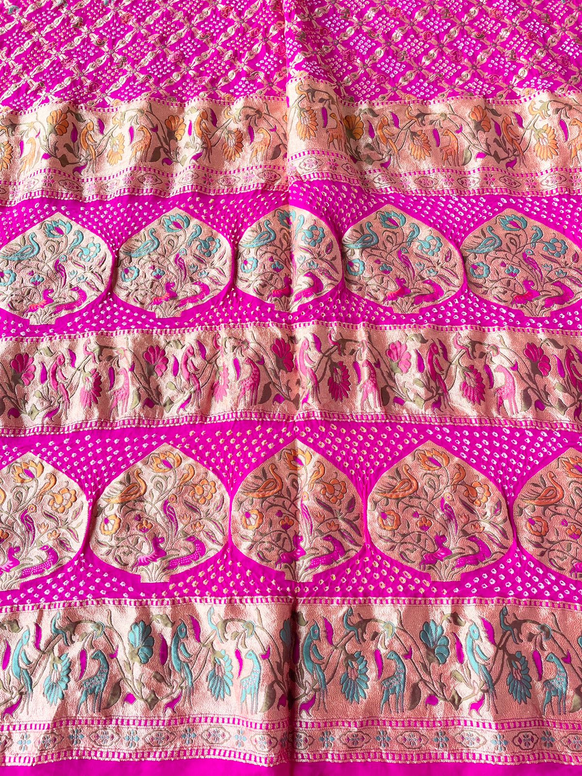 Yukti - Solution Meenakari Motif Saree