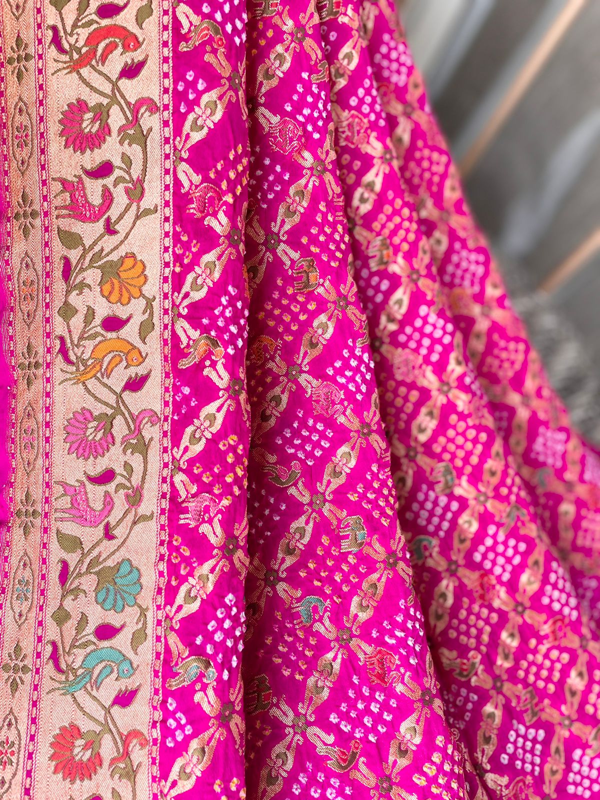 Yukti - Solution Meenakari Motif Saree