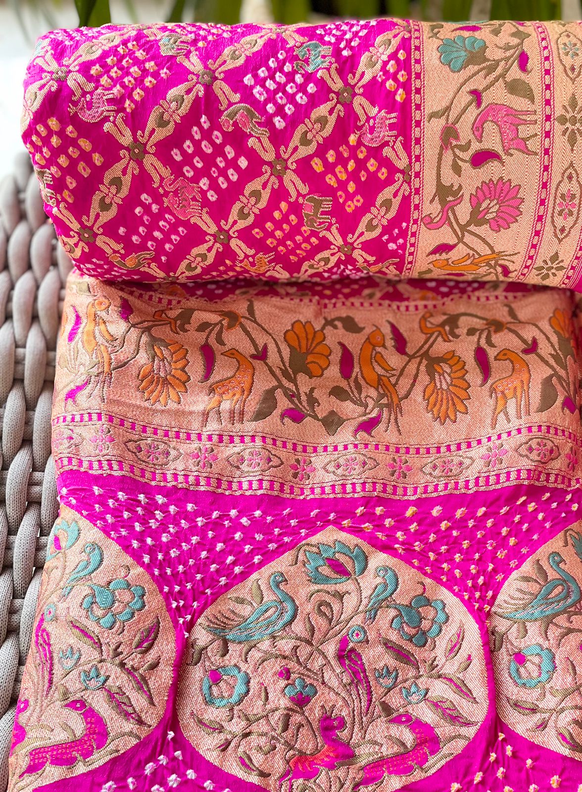 Yukti - Solution Meenakari Motif Saree