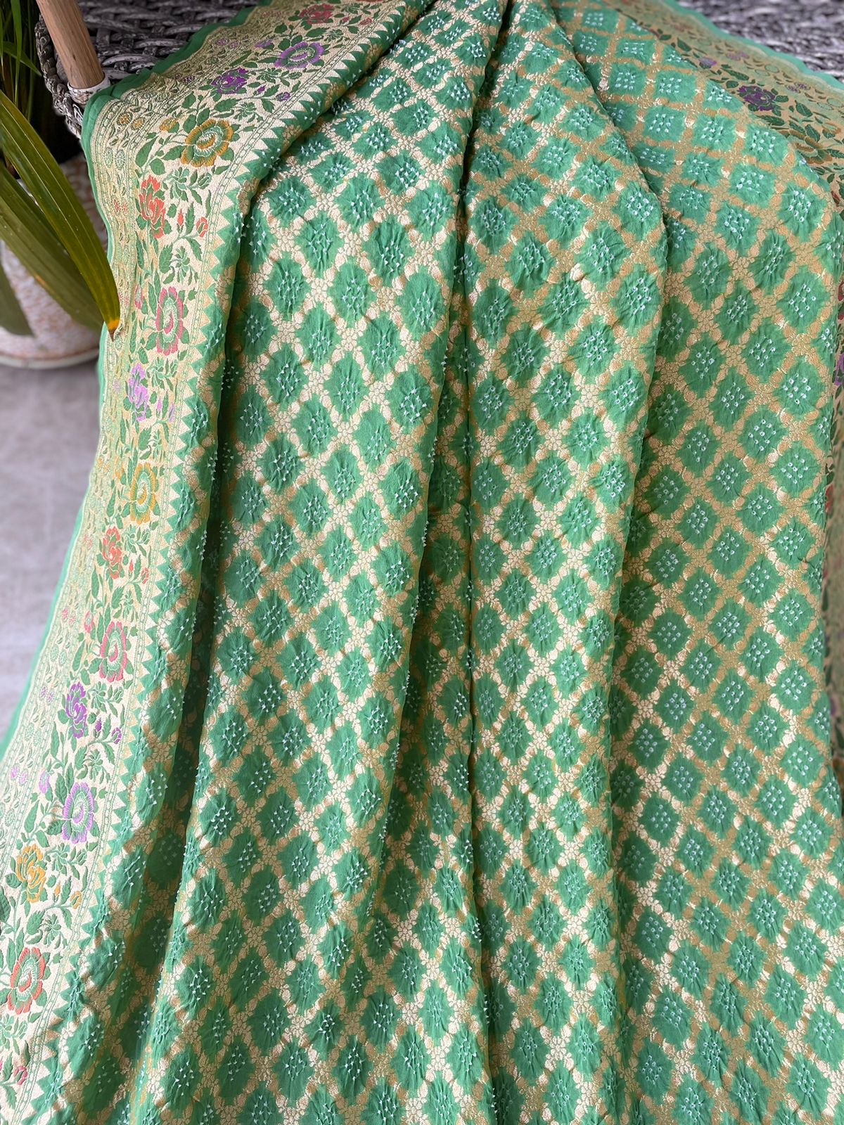 Asmita - Glories/Identity Meenakari Motif Saree