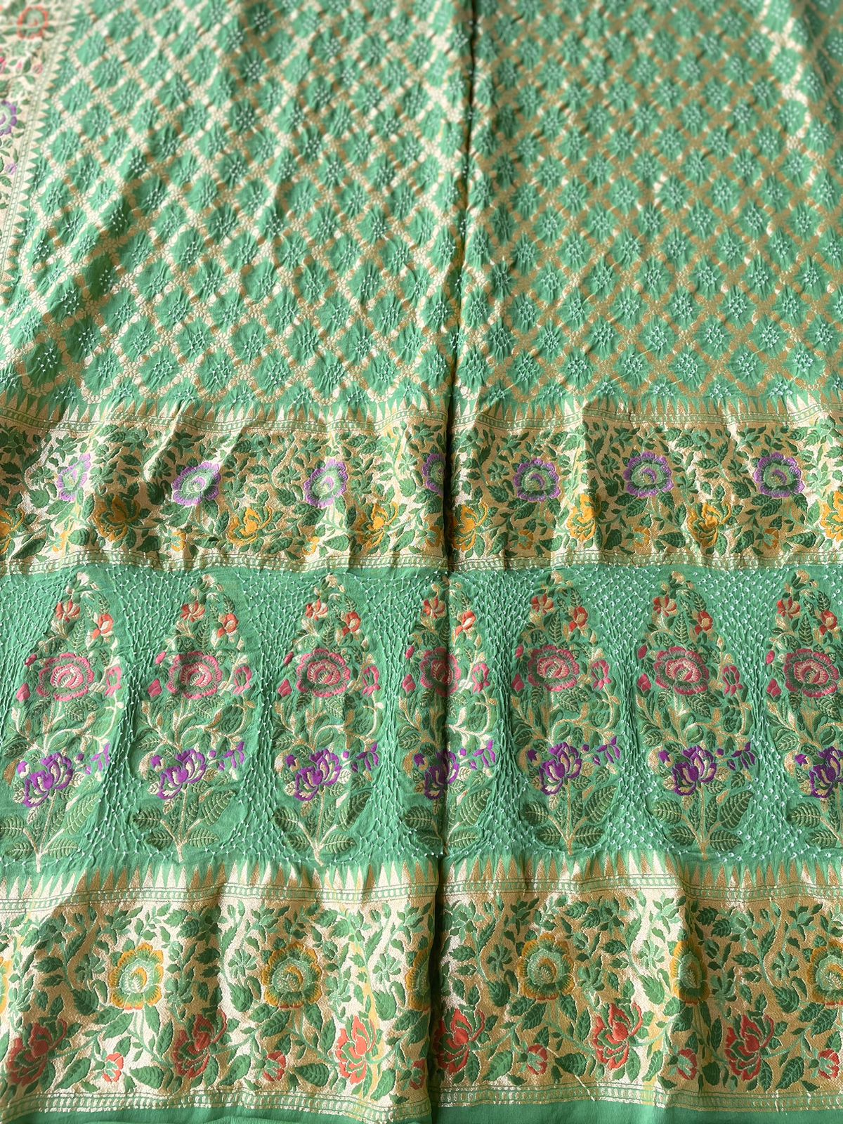 Asmita - Glories/Identity Meenakari Motif Saree