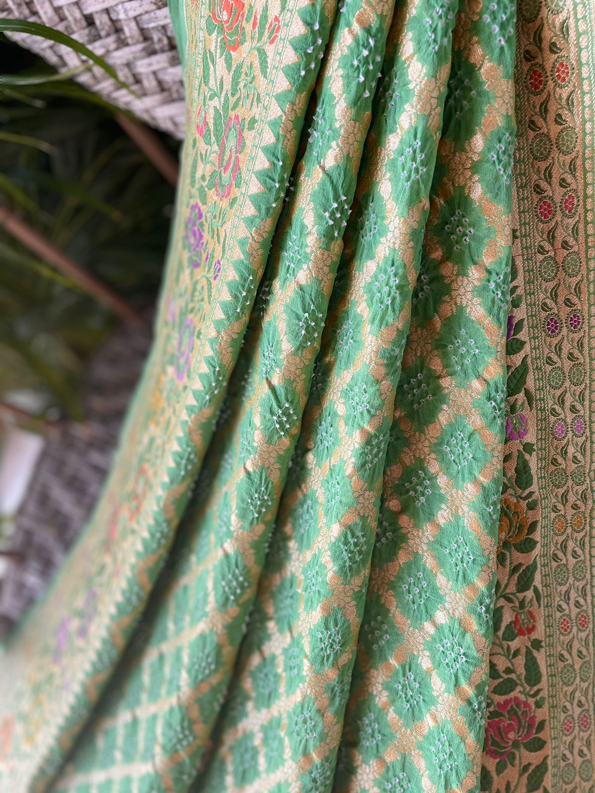 Asmita - Glories/Identity Meenakari Motif Saree