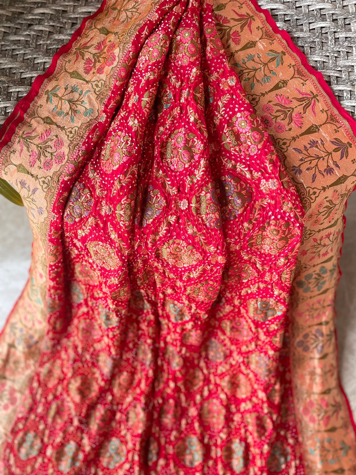 Jaya - Victory Meenakari Motif Saree