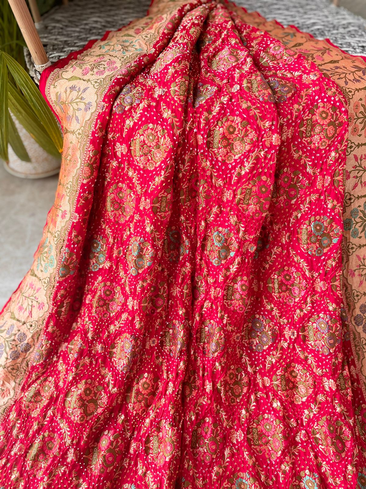 Jaya - Victory Meenakari Motif Saree