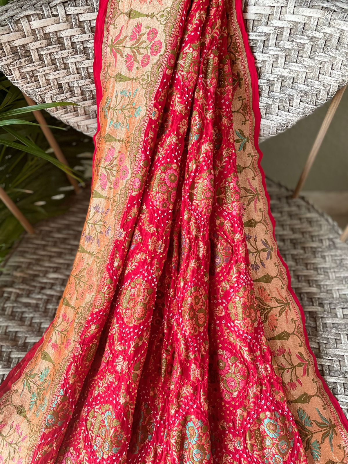 Jaya - Victory Meenakari Motif Saree