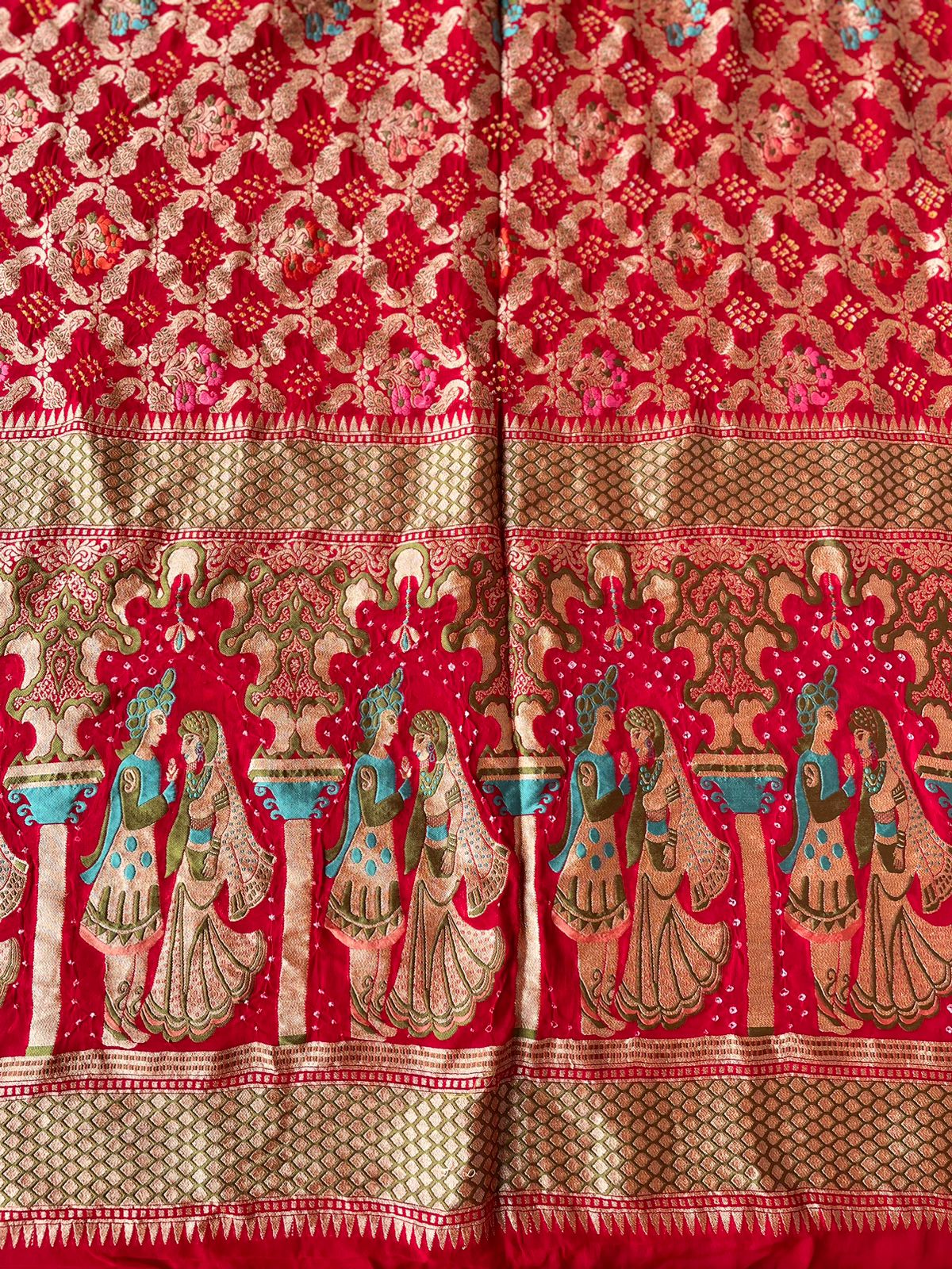 Barkha - Rain Meenakari Motif Saree