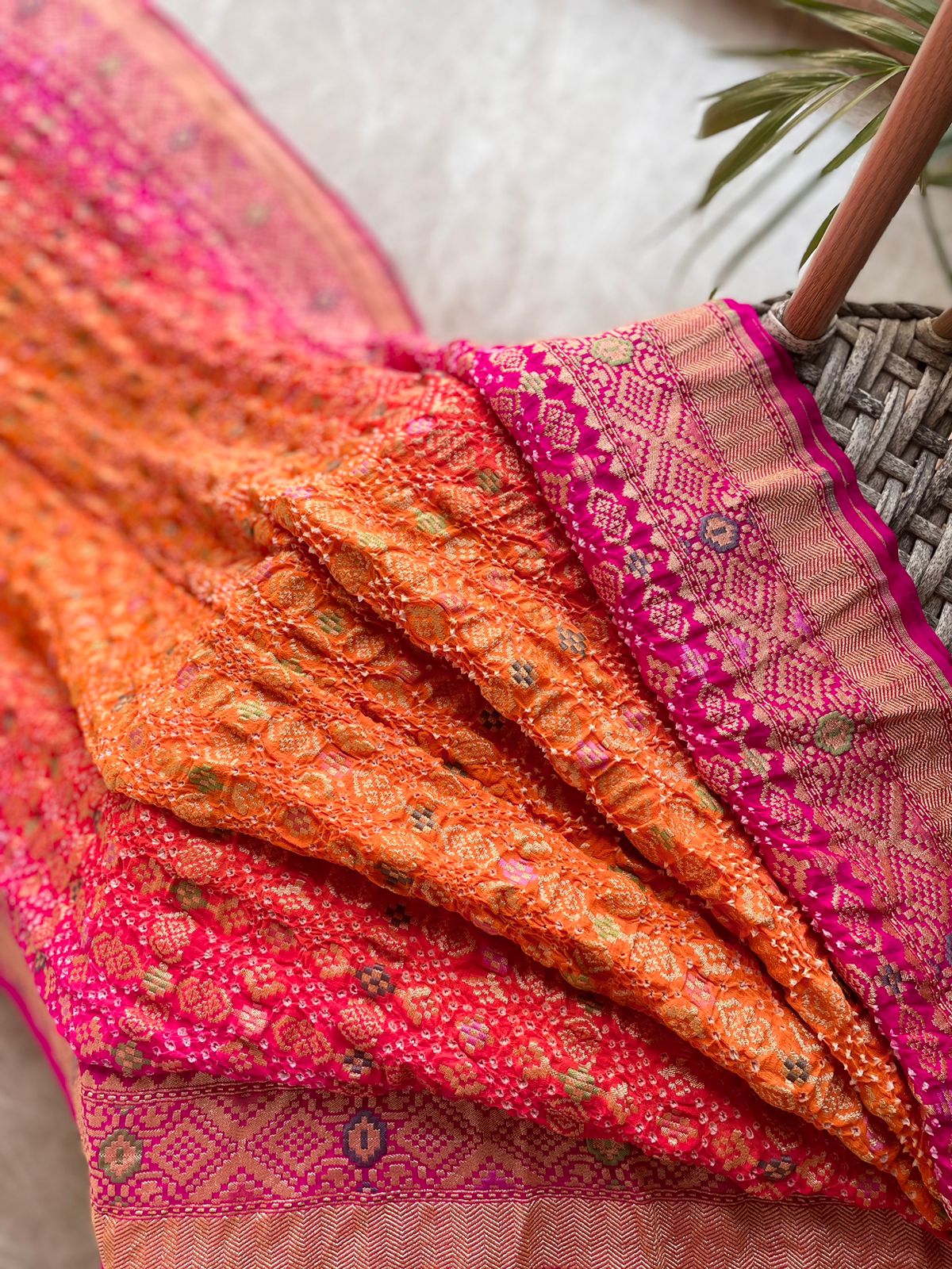 Anusha - Beautiful morning Meenakari Saree