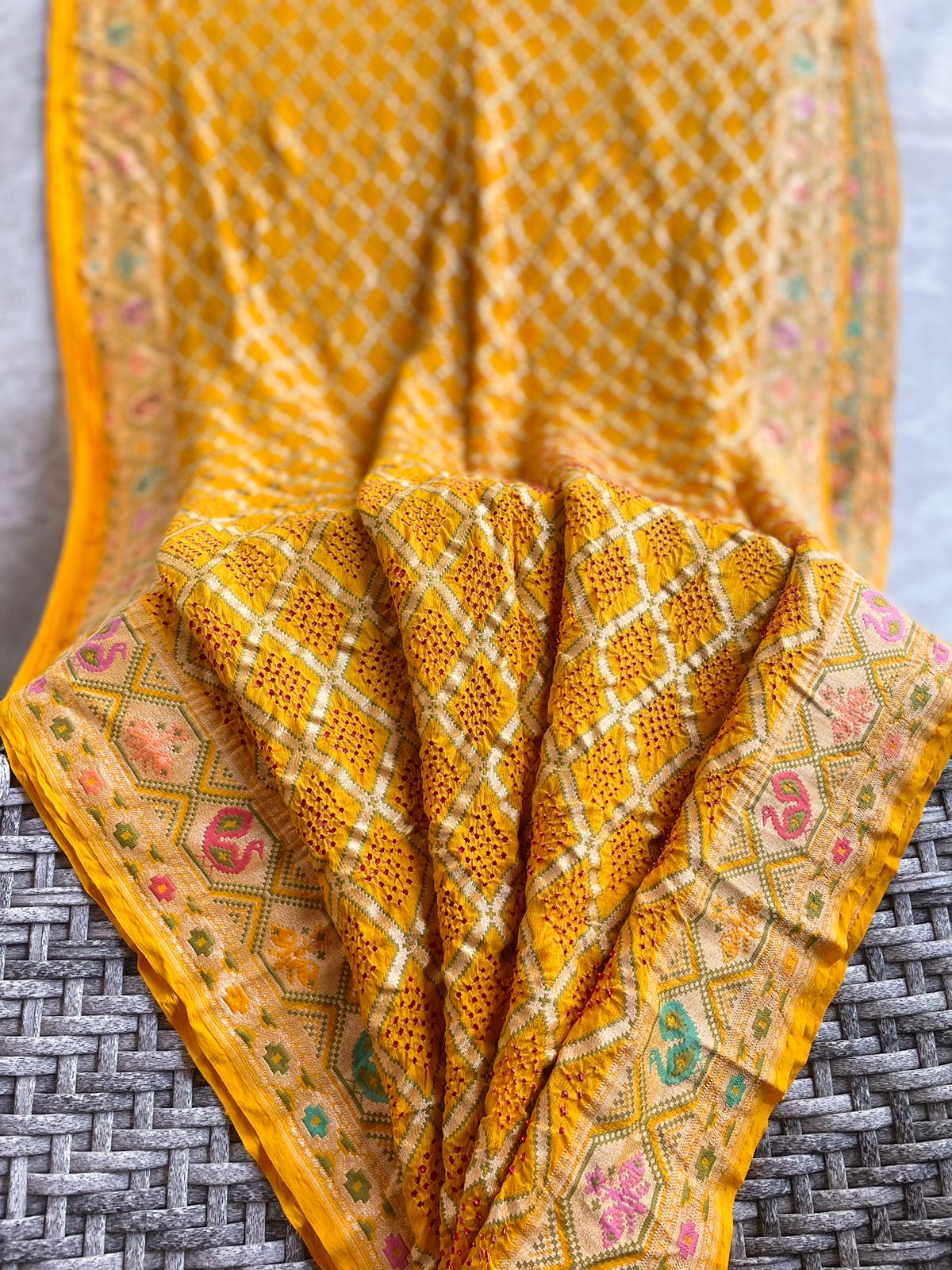 Riya - A Gem Meenakari Motif Saree