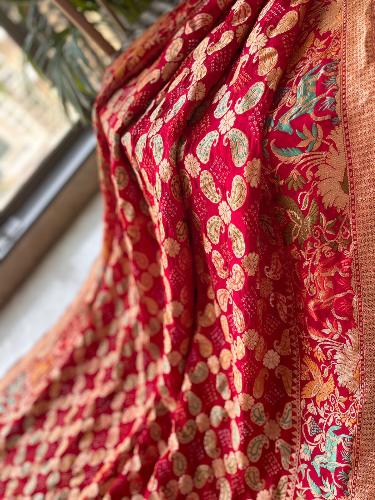 Krisha - The Divine Soul Meenakari Motif Saree