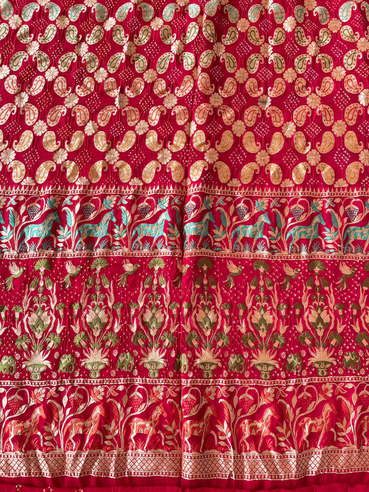 Krisha - The Divine Soul Meenakari Motif Saree