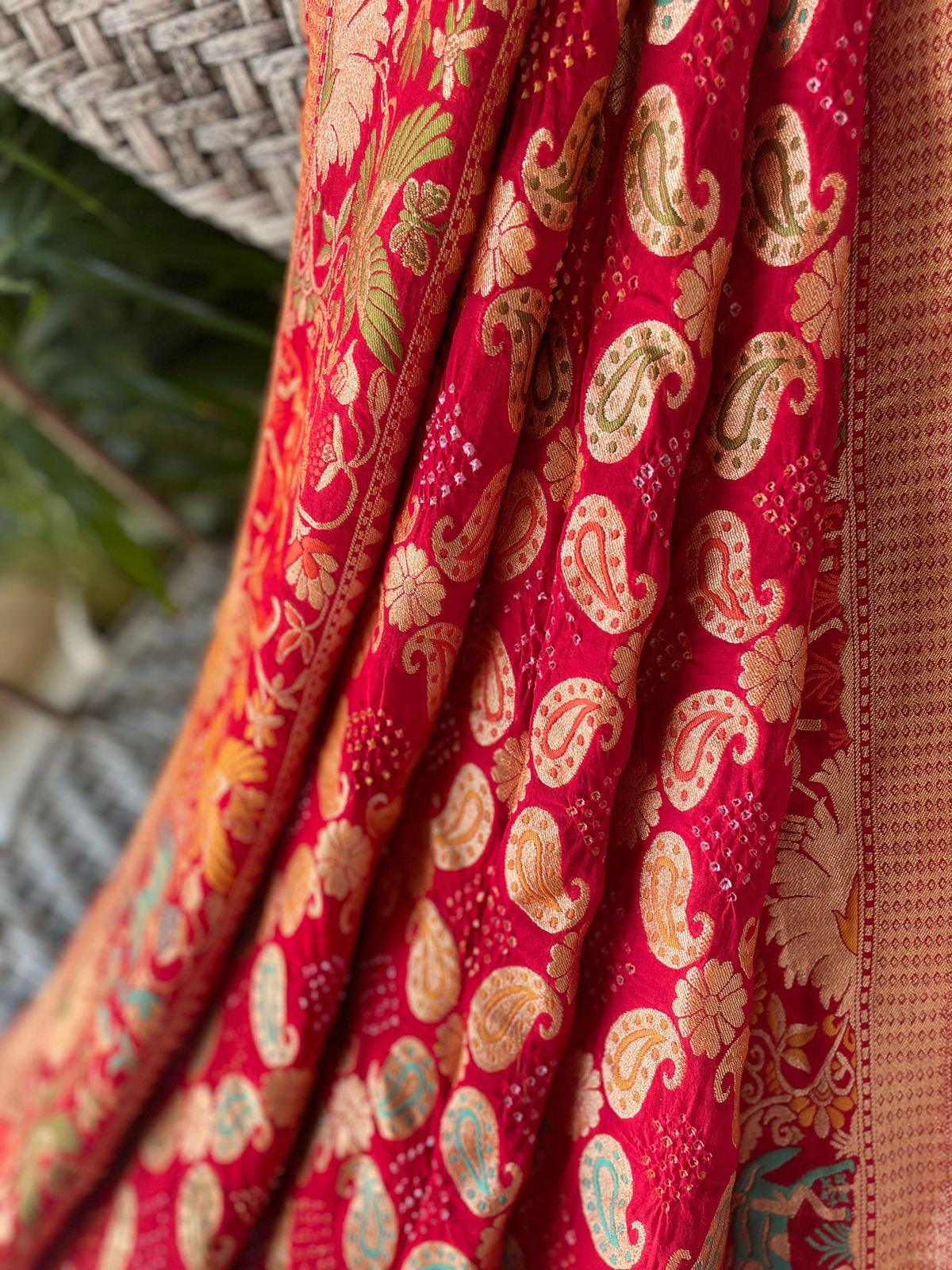 Krisha - The Divine Soul Meenakari Motif Saree