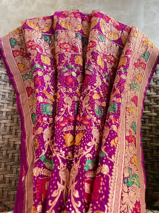 Aasha - Ray of Hope Meenakari Motif Dupatta