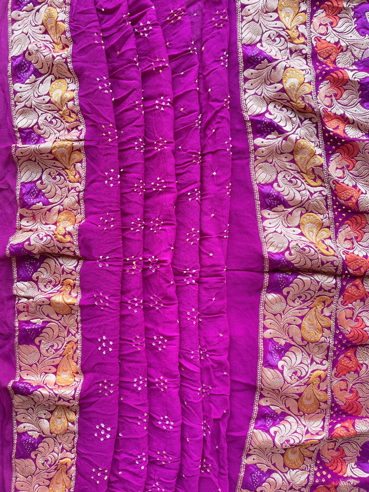 Arya - Noble Goddess Meenakari Motif Saree