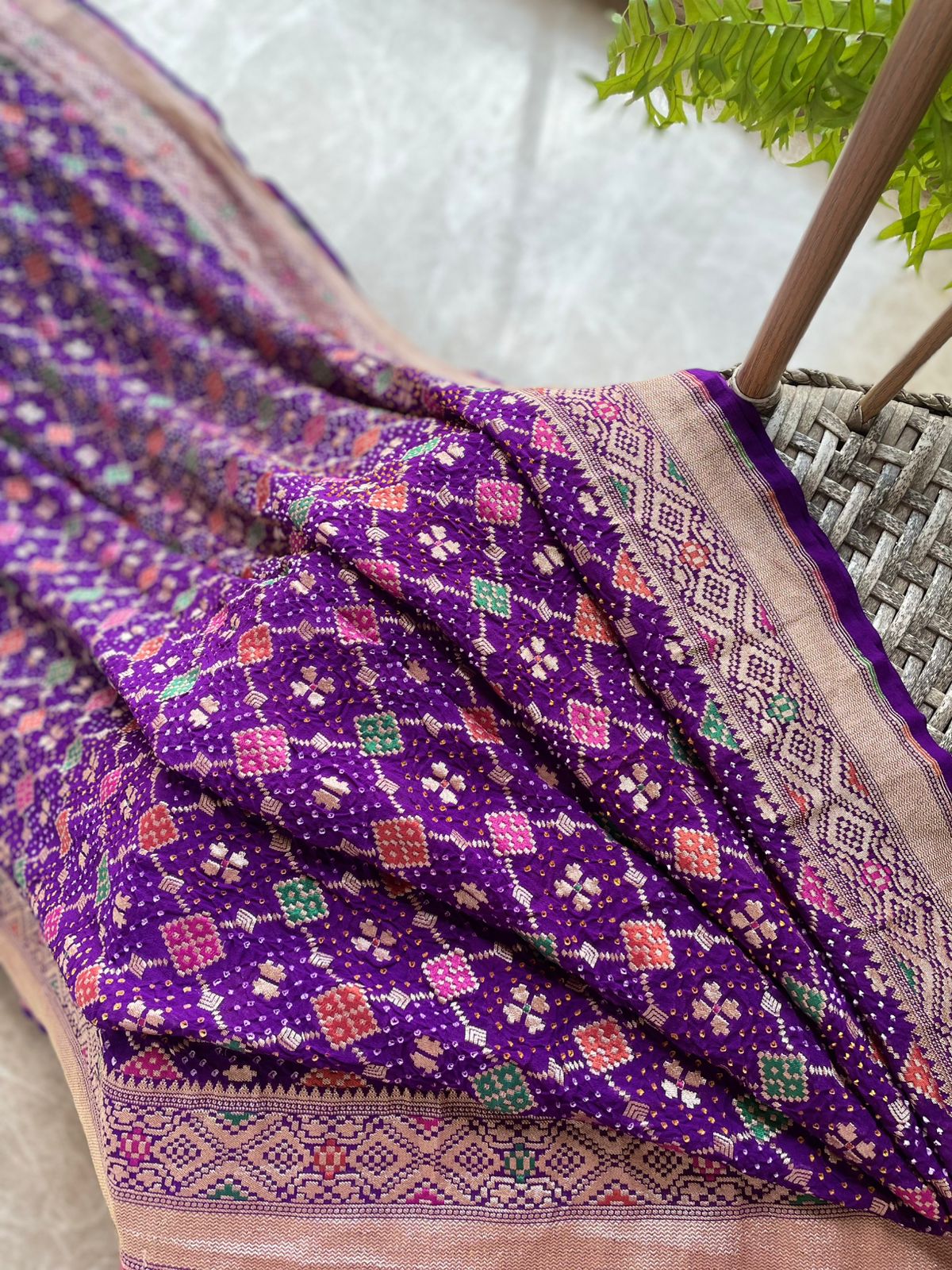 Aprajita - Invincible Meenakari Saree