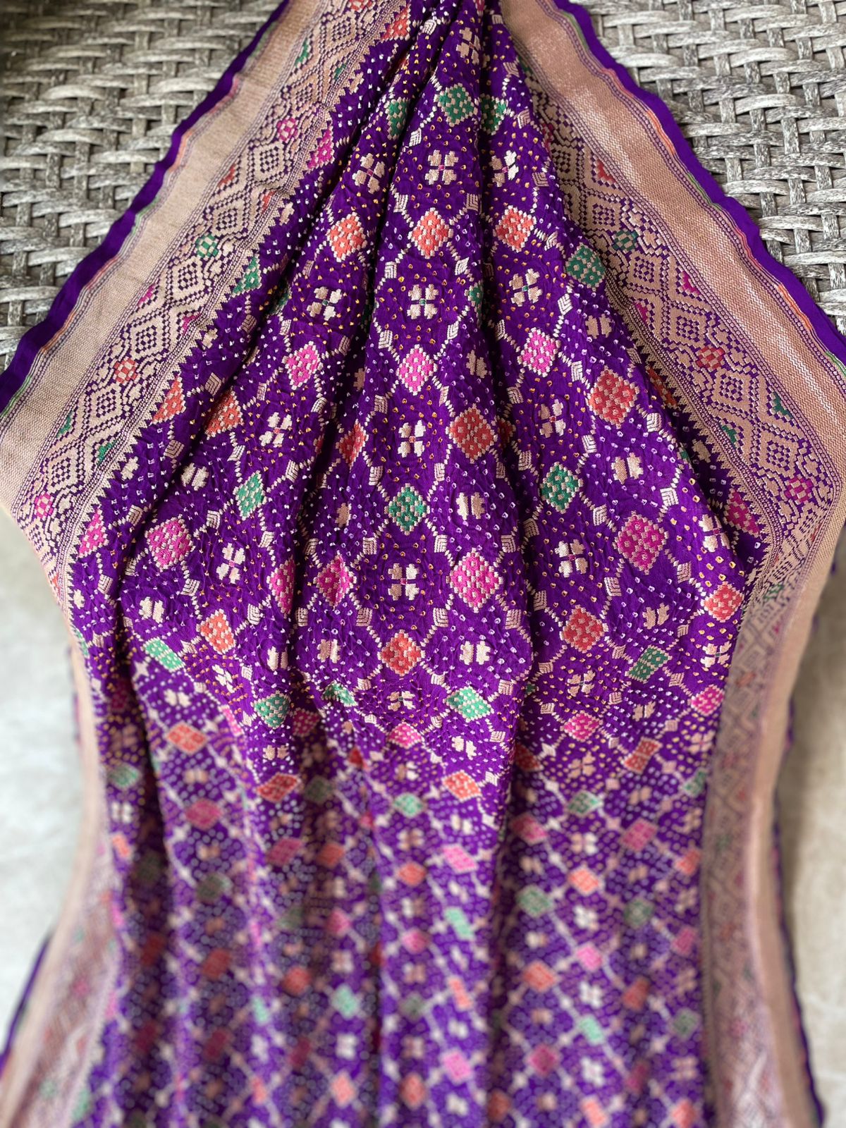 Aprajita - Invincible Meenakari Saree