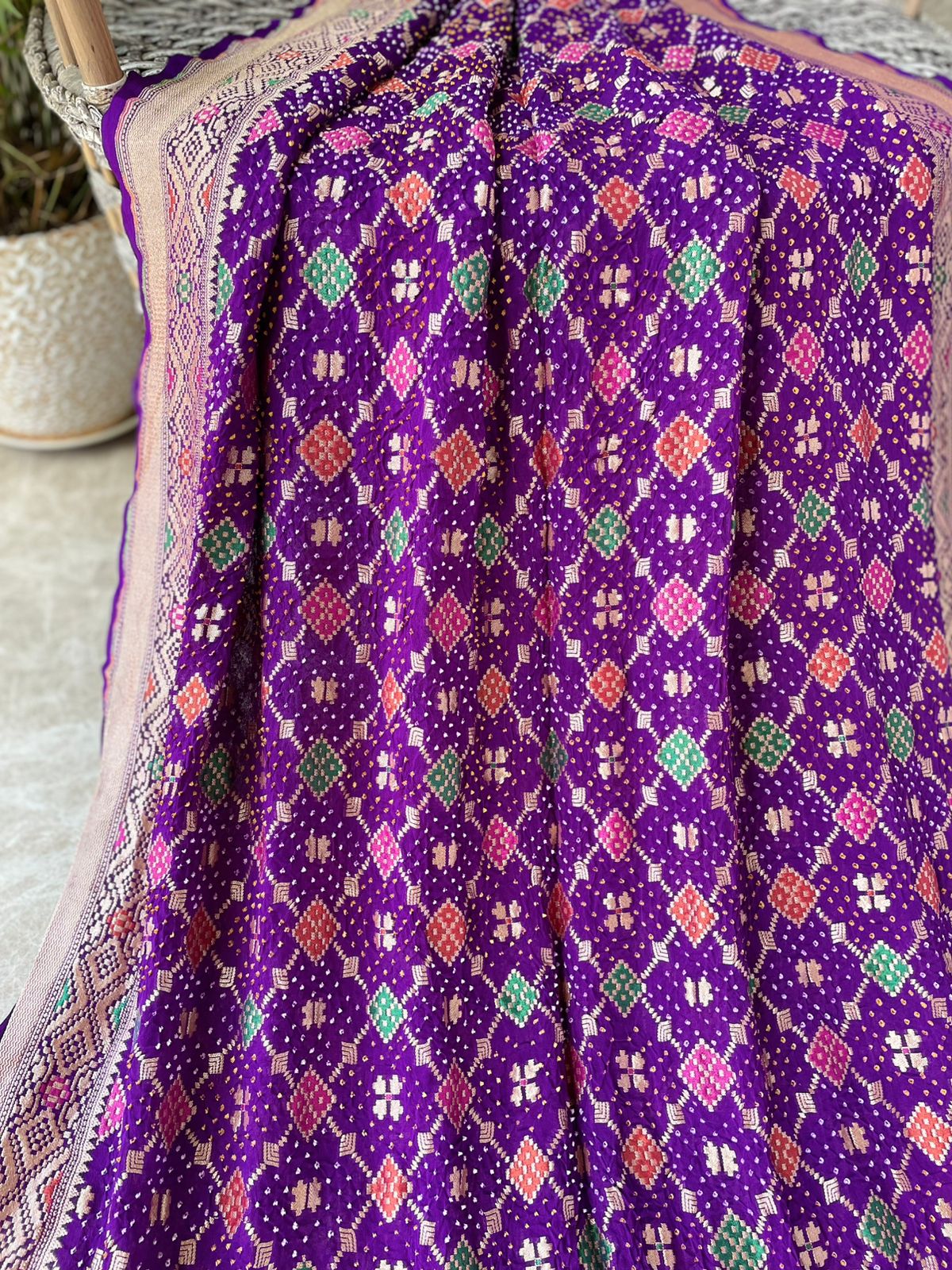 Aprajita - Invincible Meenakari Saree