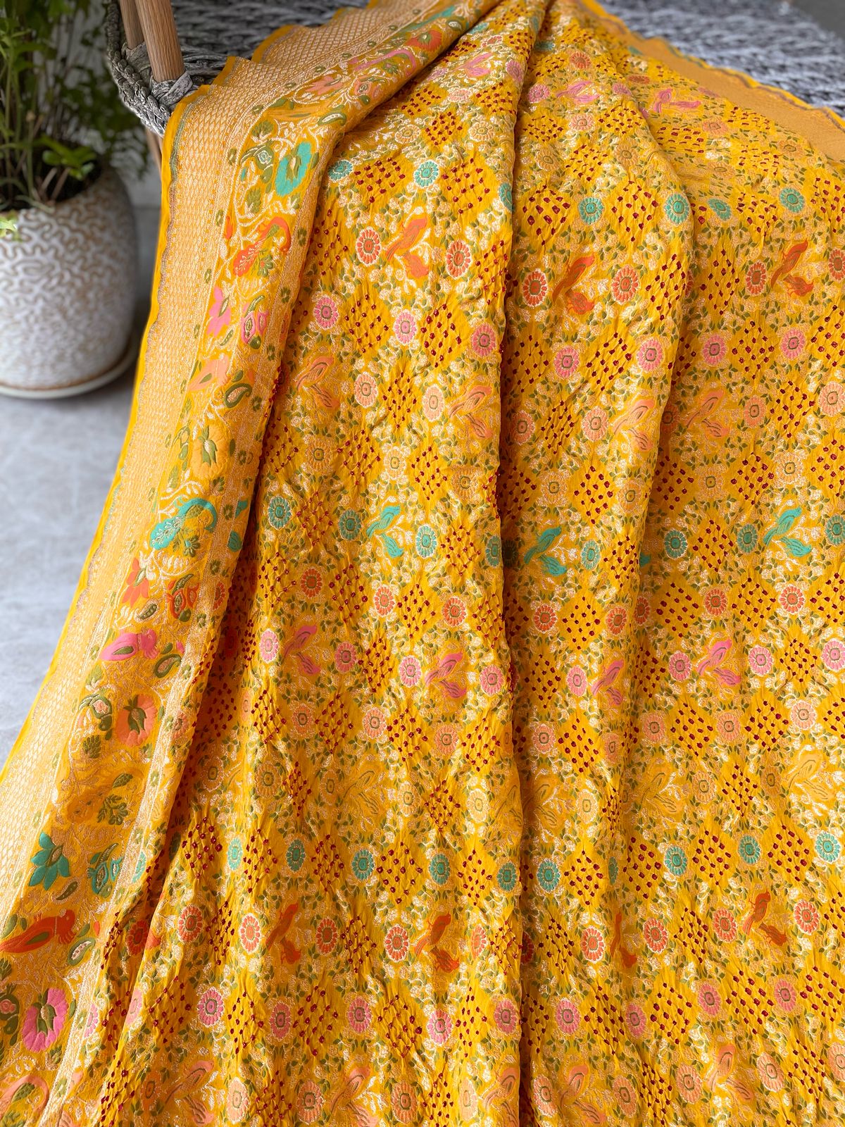 Navya - Forever Young Meenakari Motif Saree