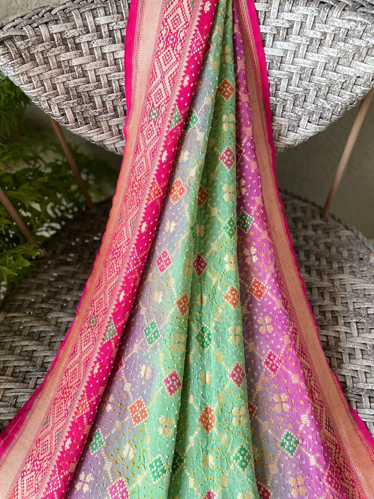 Anjali - Gift To God Meenakari Saree