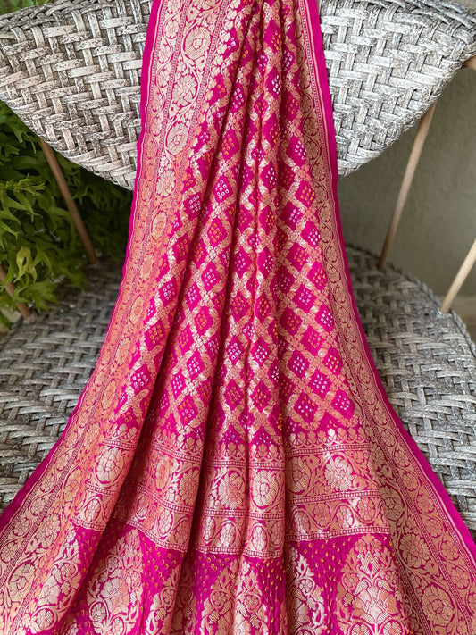 Gulab - Pink Rose Elegance Dupatta